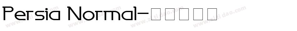Persia Normal字体转换